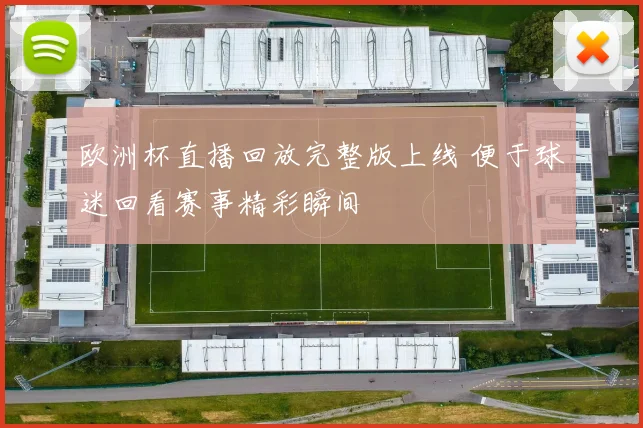 欧洲杯直播回放完整版上线 便于球迷回看赛事精彩瞬间